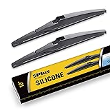 10" 2 PACK Silicone Rear Wiper Blade Replacement
