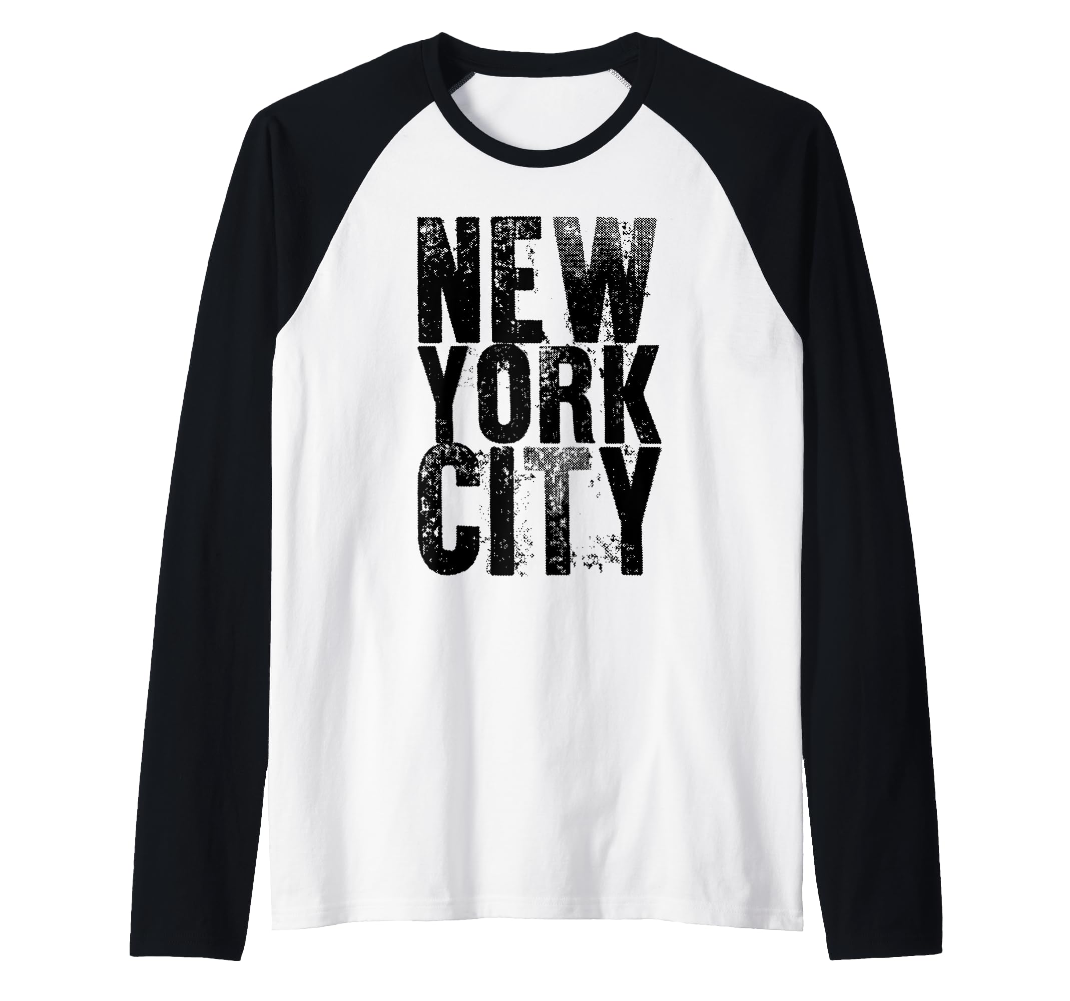 New York , New York City Graphic Design, Cool New York City Raglan Baseball Tee