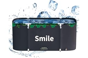 PLKO Ice Bath Tub for Athletes,XL Protable Cold Plunge Tub,101 Gallons Freestanding Bathtub for Cold Water Therapy Training,Spa Bath,versatile indoor outdoor use (XL Green Tree)