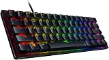 Razer Huntsman Mini Purple Switch 60% Keyboard UK Layout Black view 7