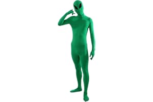 VSVO Full Body Greenman Suit - Lime Green (Alien, X-Large)