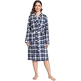 Latuza Women's Cotton Flannel Robe