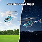 VATOS RC Helicopter 2.4G LED One Key Take Off Altitude Hold Indoor view 2