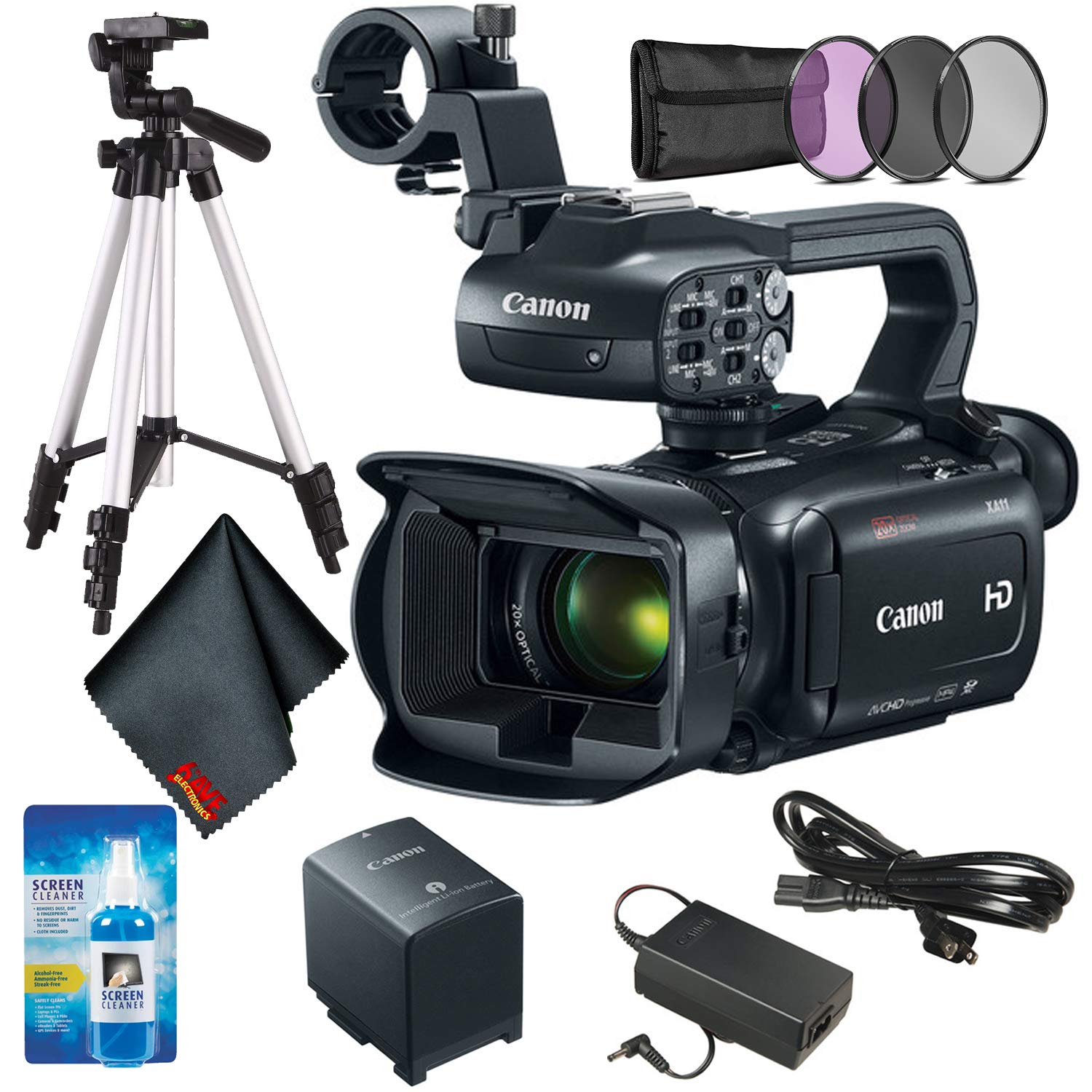 Canon XA11 Compact Full HD Camcorder Bundle w/Tripod eBay