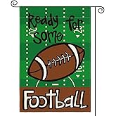 AVOIN colorlife Ready For Some Football Garden Flag 12x18 Inch Double Sided, The Big Game Sunday Yard Outdoor Flag