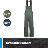 Fortress Fort Airflex Bib N Brace Olive Green M UK 220gsm PU Coat view 7