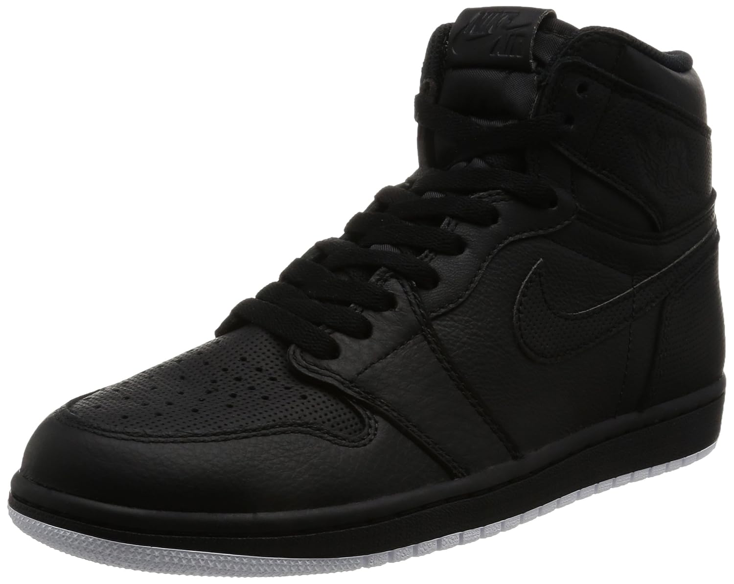 black nike air jordan high tops