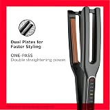 Revlon Double Straight Dual Plate Copper Ceramic Hair Straightener 235°C view 2