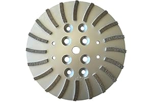 10" Concrete Grinding Disc Plate for Edco, MK, Blastrac, Husqvarna Floor Grinders