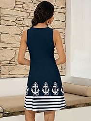 LUXVEER Women's Summer Dress 2025 Sleeveless