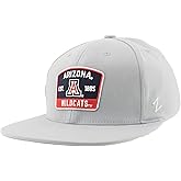 ZHATS Standard NCAA Officially Licensed Fitted Hat M15Z Switchback Light Gray, Grey, Large