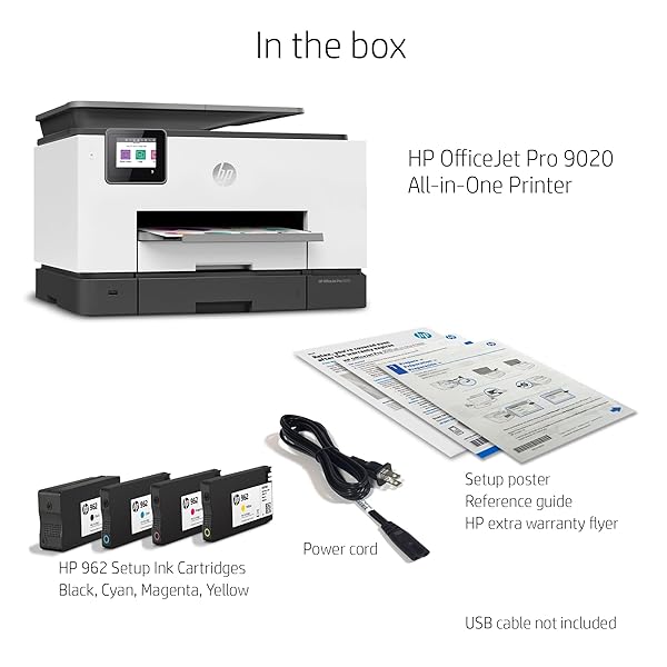 HP OFFICEJET PRO 9020 ALL-IN-ONE WIRELESS PRINTER, WITH SMART TASKS & ADVANCED SCAN SOLUTIONS FOR SMART OFFICE PRODUCTIVITY, WORKS WITH ALEXA (1MR78A)