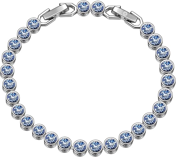 Idee Regalo Mamma Per Natale.Susan Y Regalo Festa Della Mamma Bracciali Donna Regali Natale Originali Idee Regalo Natale Donna Regali Natale Donna Idee Regalo Ragazza Per Ragazze Regalo Mamma Zaffiro Chiaro Amazon It Gioielli