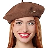 Classic Wool Berets for Women,Stylish French Beret Hats for Women Girls Lady Painters Hat