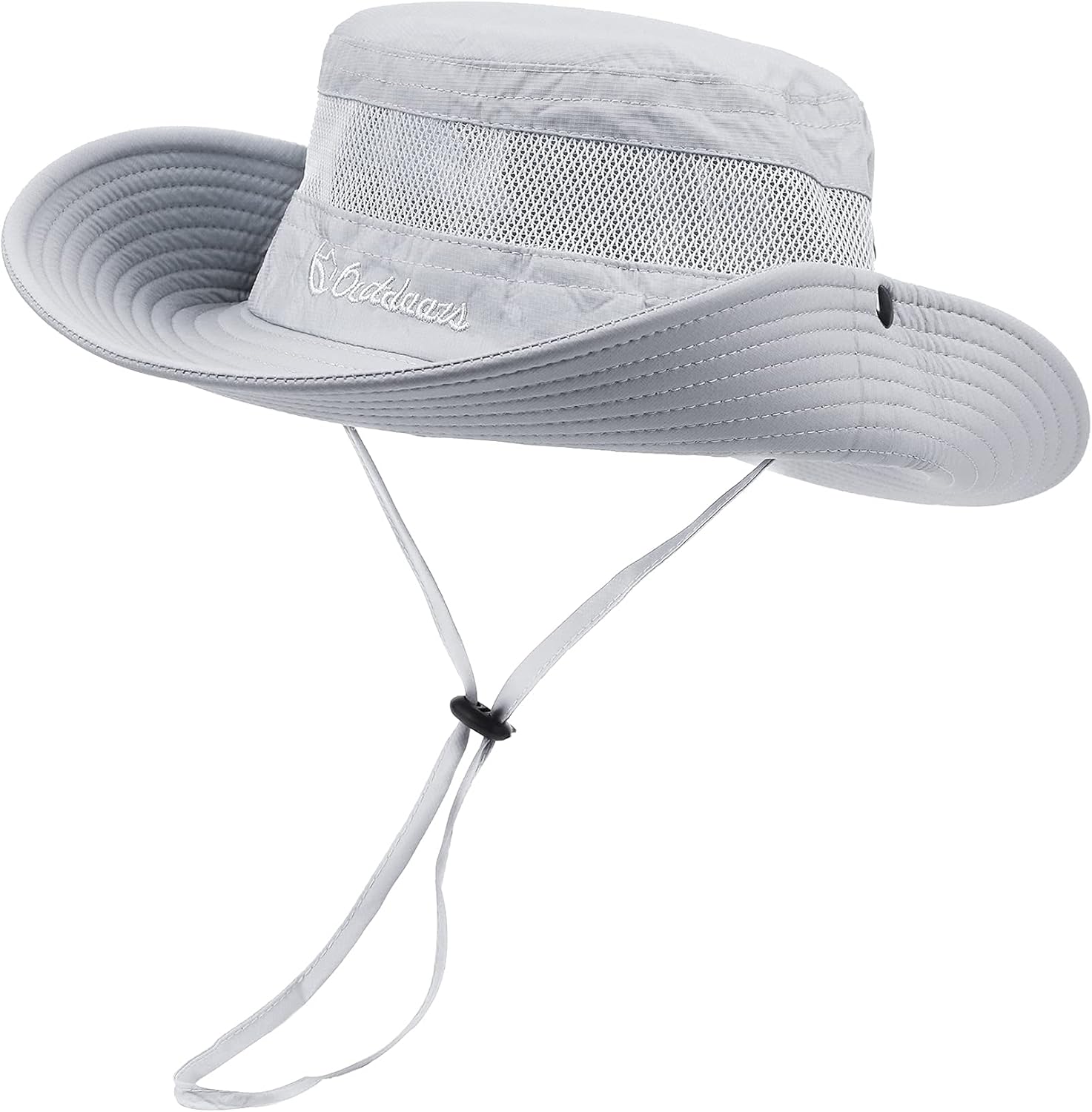 Zando Sun Hat for Men Women Fishing Hat Wide Brim Bonnie Hat for Men Beach Outdoors Fishing Hiking Summer UV Protection Light Grey One Size: Clothing