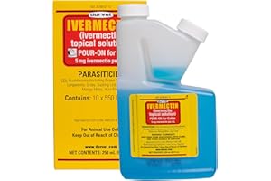 Durvet Ivermectin Pour On Dewormer 250mL