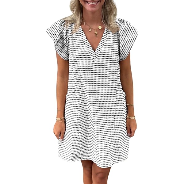 buffalo ladies striped dress Buffalo David Bitton Dresses | Womens Dress | Color: Cream/Pink | Size: Xxl