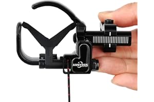 Drop Away Arrow Rest - Full Aluminum Lightweighting Arrow Rest with Felt for Hunting, not Hurt Feathers Maintain The Smoothne