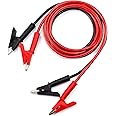 Dual Alligator Clips Electrical Test Leads,Insulation Battery Test Leads, 15A Multimeter Leads,Jumper Wires Alligator Clips L