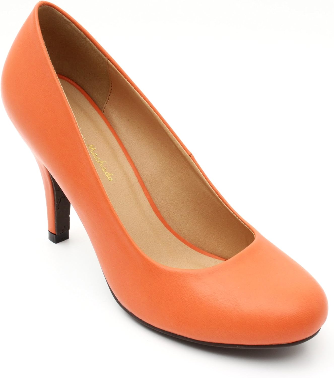 Andres Machado Women�s Dress Shoe Orange Size 9 UK