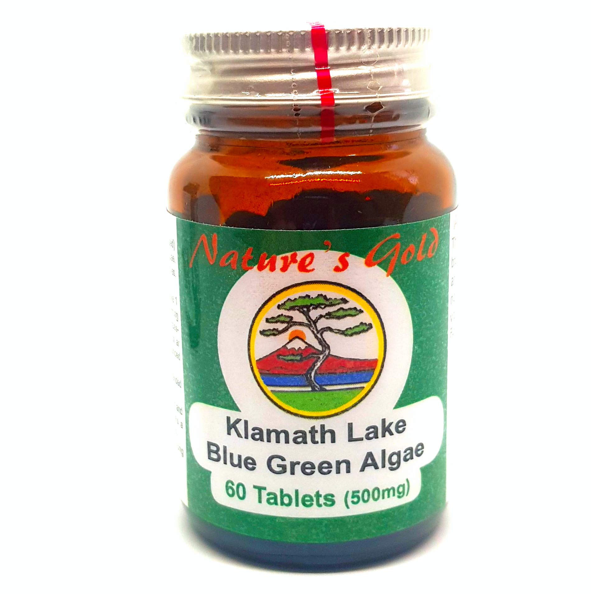 Nature's Gold Organic Klamath Lake Blue Green Algae Supplement 500mg 60 Tablets