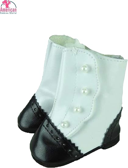 white victorian boots