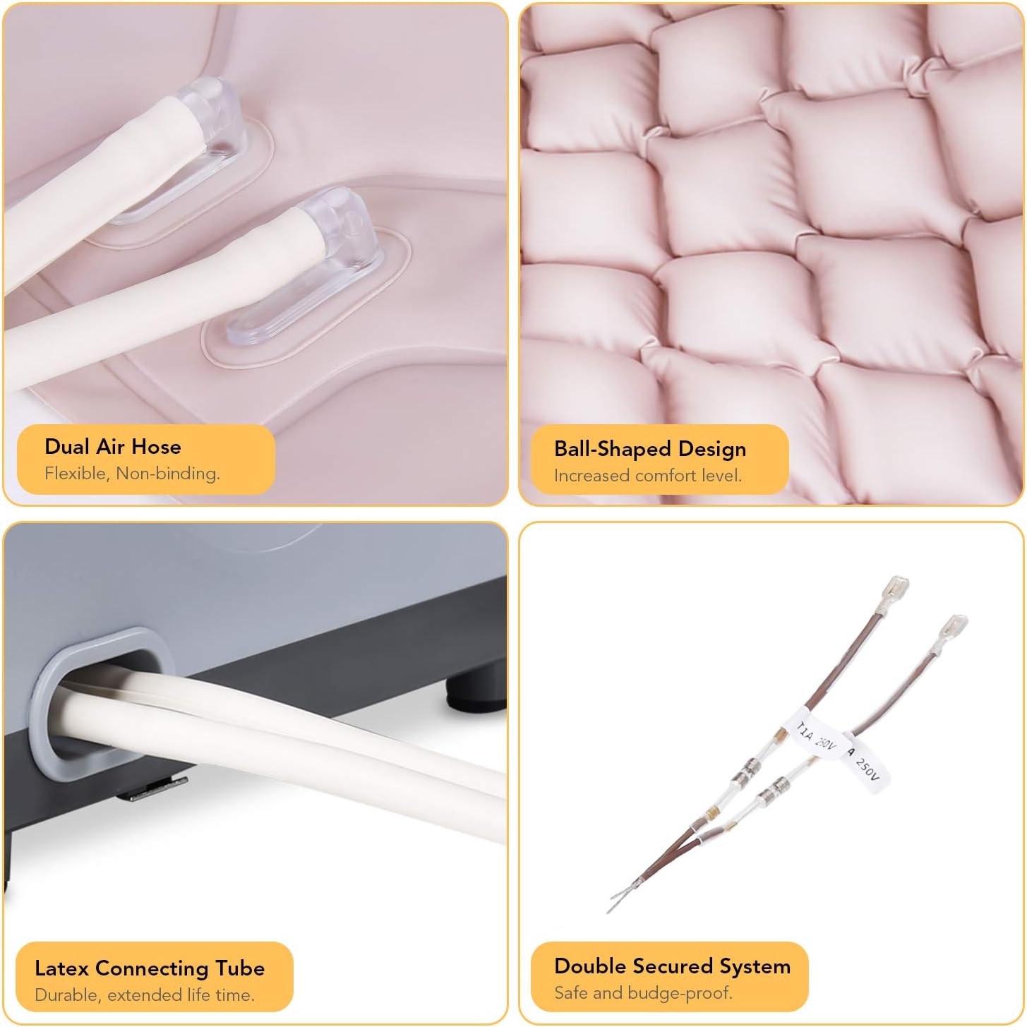 MARNUR Alternating Pressure Mattress Medical Air Mattress with Inflatable Pad & Electric Pump System for Ulcer Bedsore Prevention and Pressure Sore Treatment-Fits Standard Hospital Beds: Health & Personal Care