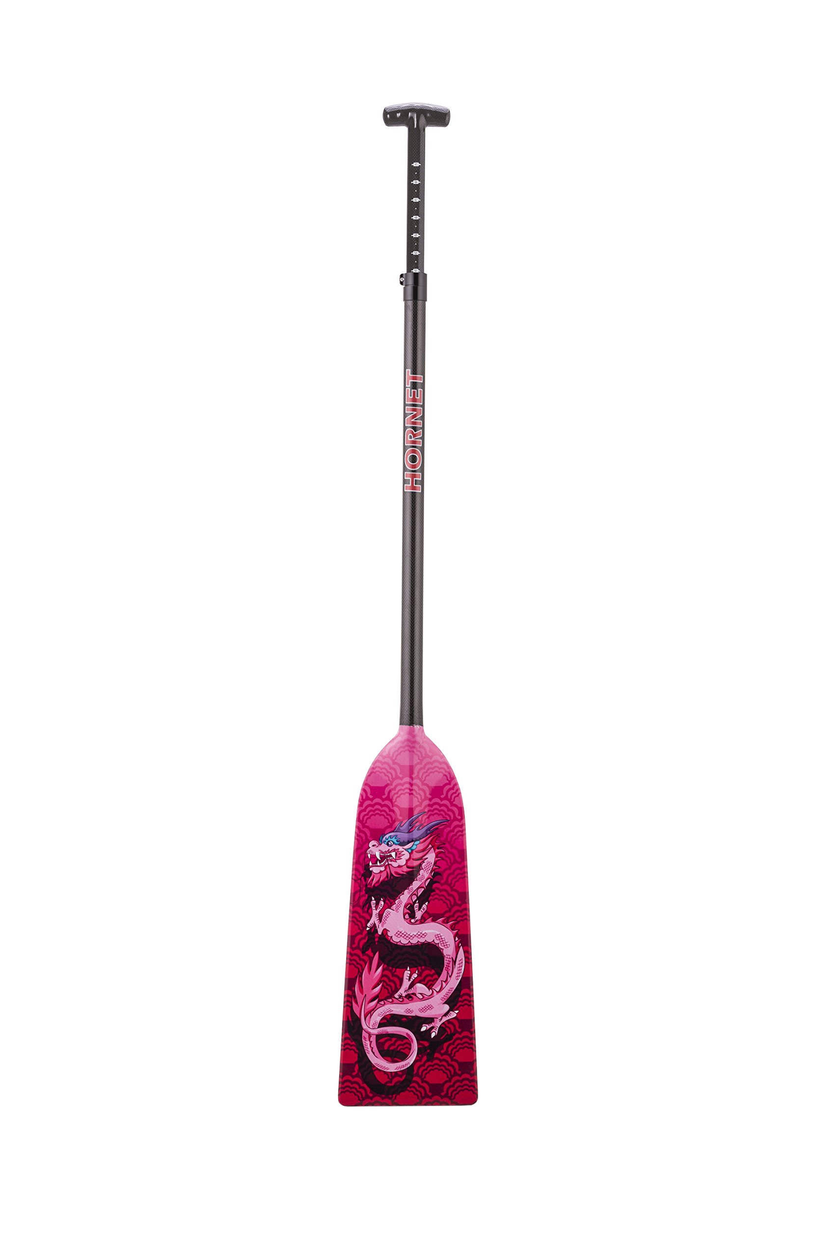 Watersports Dragon Boat Paddle Adjustable Carbon Fiber Pink