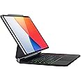 doqo Keyboard case for iPad Air 11(M2) 2024,Air 5th,4th and iPad Pro 11(4th,3rd,2nd,1st Gen),Magic Keyboard case with trackpad for iPad Pro 11,iPad Air 11,4,5th Gen Slim Wireless Backlit Black
