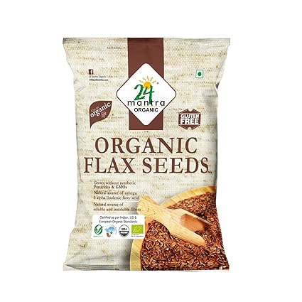 24 Mantra Organic Flax Seeds, 200g