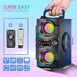 TENMIYA 40W(60W Peak) Portable Bluetooth Speakers