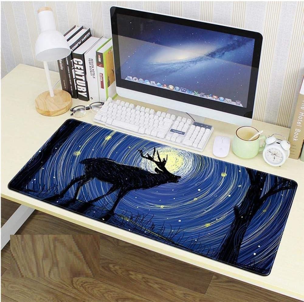 Large Mouse Pad Thickening Seam Creative Desk Pad 800 * Amazon.co.uk
