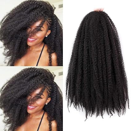 Amazon Com Marley Braiding Hair Synthetic Afro Kinky 3pcs Lot