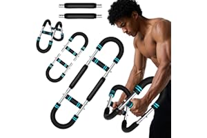 W WIETERNFUL Pro-Grade Twister Arm Trainer- 30-100lb Adjustable Chest Workout Equipment for Men&Women,Beginners or Professional, Adjustable Portable Arm Chest Exerciser with Anti-Slip Grips for Home Gym