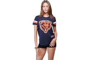 Ultra Game NFL Official Women's Super Soft Mesh Jersey T-Shirt