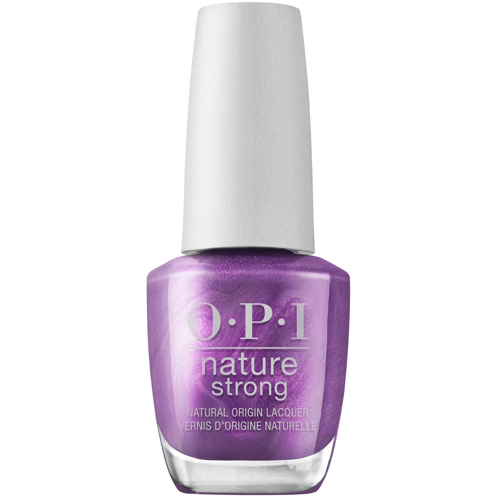 OPI Nature Strong Nail Polish Quick Dry Vegan Nail Varnish with Long-Lasting Results, Made with Natural Ingredients, Achieve Grapeness 15ml