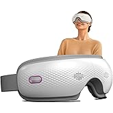 SKG Eye Massager with Heat & Music, Valentine's Day Gifts for Her Him, Foldable Sleep Mask for Migraine & Eye Strain, 5 Massage Modes for Tired Eyes Relax, Birthday Gifts for Dad, Mom, Men, Women