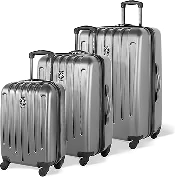 atlantic 3 piece luggage set