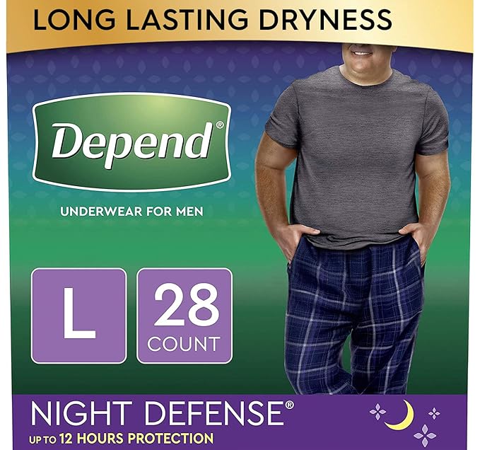 Buy Depend Night Defense Incontinence Underwear for Men, Overnight