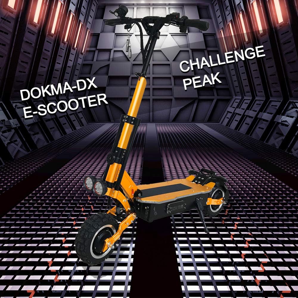 DOKMA-Prince Scooter 60v 5000w 30Ah Speed 80-90km/h Air Bag Damping, Oil Brake, high-Speed Fashion Color Controller 45A Motor Magnet 60mm Electric Scooter