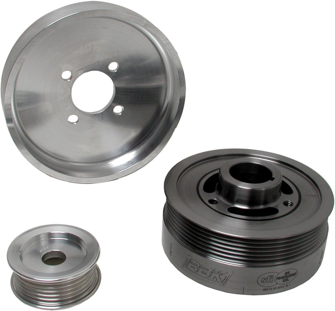 BBK 1608 Underdrive Pulley Kit for Ford Mustang GT/Cobra 4.6L SFI Approved Crank
