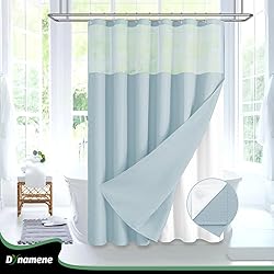 Dynamene Extra Long Shower Curtain, 84 Inch Long