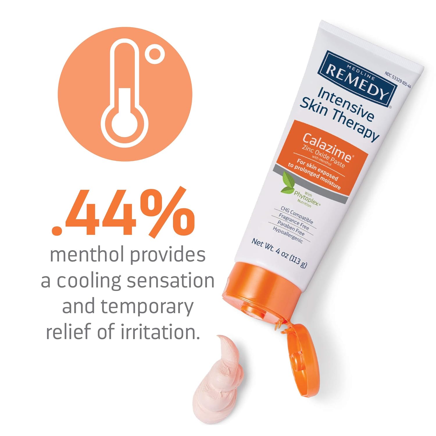 Medline MSC094544 Remedy Olivamine 4 Ounce Calazime Skin Protectant Paste Cream, used with dry chapped skin from diaper rash, incontinence, dermatitis, psoriasis, burns, bites, or rash: Industrial & Scientific