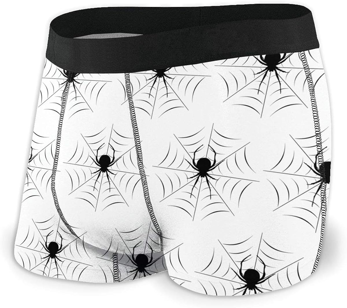Spider  Mens No Ride Up Boxer Briefs Stretch Trunks