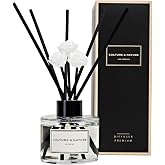 CULTURE &amp; NATURE Reed Diffuser Set 4oz (120ml) Jasmine Scented Diffuser with Sticks Home Fragrance Reed Diffuser for Bathroom Shelf Decor