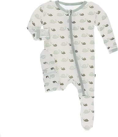 kickee pants zipper footie