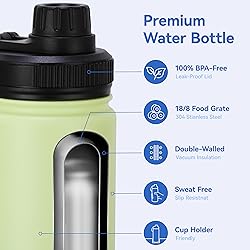 DOMICARE 16 oz Kids Water Bottle for School