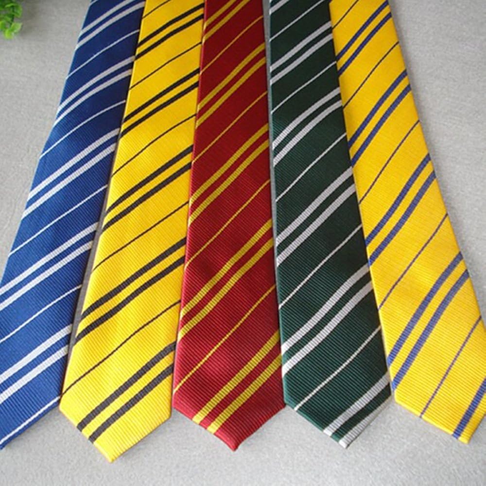 Tie Costume Striped Necktie Halloween Cosplay Party Supplies Accessories for Kids and Adults (Yellow): Clothing