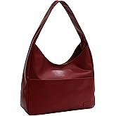 Tote Bags for Women Large Vegan Faux Leather Hobo Purse Soft Casual Retro Shoulder Handbag Bag For Everyday Use