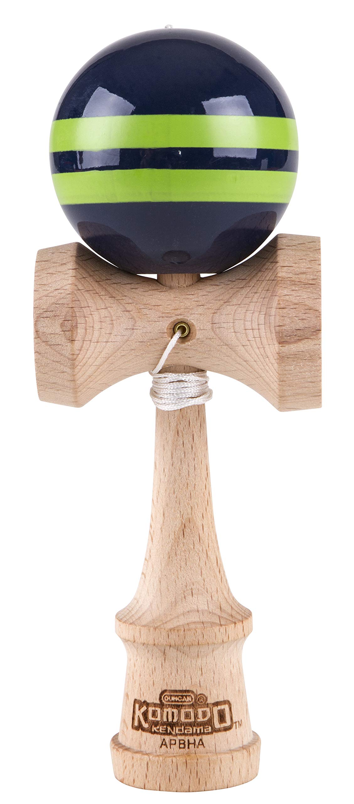 Duncan Toys Komodo Kendama, Blue w/ Green Stripes